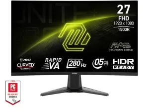 Màn hình LCD MSI MAG 276CXF (27 inch/ 1920 x 1080/ 300 cd/m2/ 0.5ms/ 280Hz/ Curved)