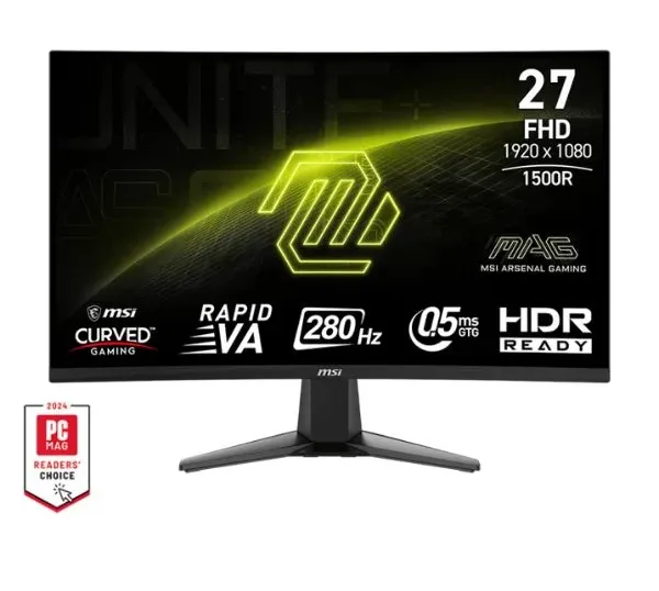 Màn hình LCD MSI MAG 276CXF (27 inch/ 1920 x 1080/ 300 cd/m2/ 0.5ms/ 280Hz/ Curved)