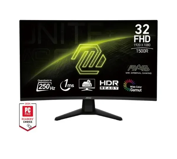 Màn hình LCD MSI MAG 32C6X (31.5 inch/ 1920 x 1080/ 250 cd/m2/ 1ms/ 250Hz/ Curved)