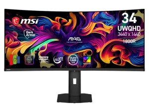 Màn hình LCD MSI MAG 341CQP QD-OLED X28 (34 inch/ 3440 x 1440/ 300 cd/m2/ 0.03ms/ 280Hz)