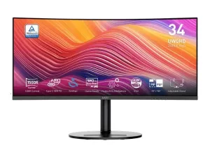 Màn hình LCD MSI Modern MD342CQP (34 inch/ 3440 x 1440/ 300 cd/m2/ 1ms/ 120Hz/ 3W x 2 Speakers/ Curved)