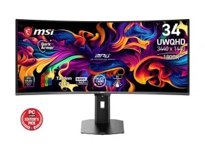 Màn hình LCD MSI MPG 341CQR QD-OLED X36 (34 inch/ 3440 x 1440/ 300 cd/m2/ 0.03ms/ 360Hz/ Curved)