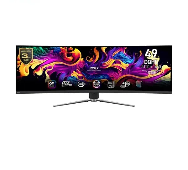 Màn hình LCD MSI MPG 491CQP QD-OLED (49 inch/ 5120 x 1440/ 0.03ms/ 144Hz)