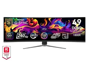 Màn hình LCD MSI MPG 491CQPX QD-OLED (49 inch/ 5120 x 1440/ 0.03ms/ 240Hz/ Curved)
