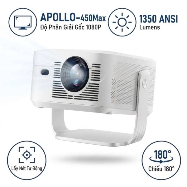 Máy chiếu APOLLO 450MAX Full HD 1080P