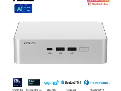 Máy bộ ASUS Mini PC NUC 15 Pro+ RNUC15CRSU500000I (Ultra 5 225H/ 3Y)
