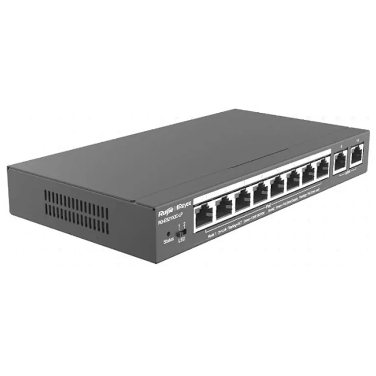 8-Port GE PoE Smart Cloud Switch RUIJIE RG-ES210GC-LP