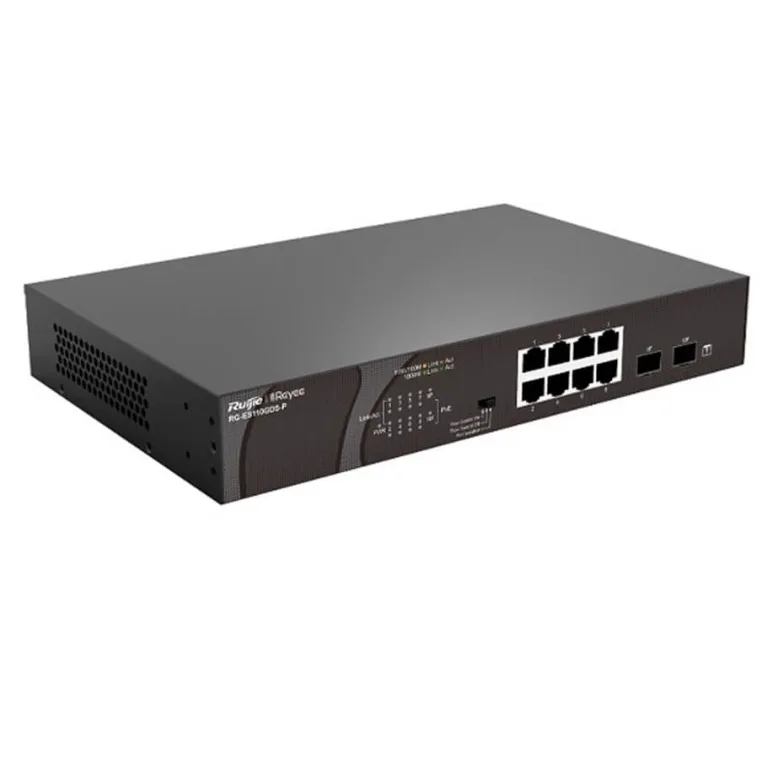 8-Port GE PoE Unmanaged Switch RUIJIE RG-ES110GDS-P