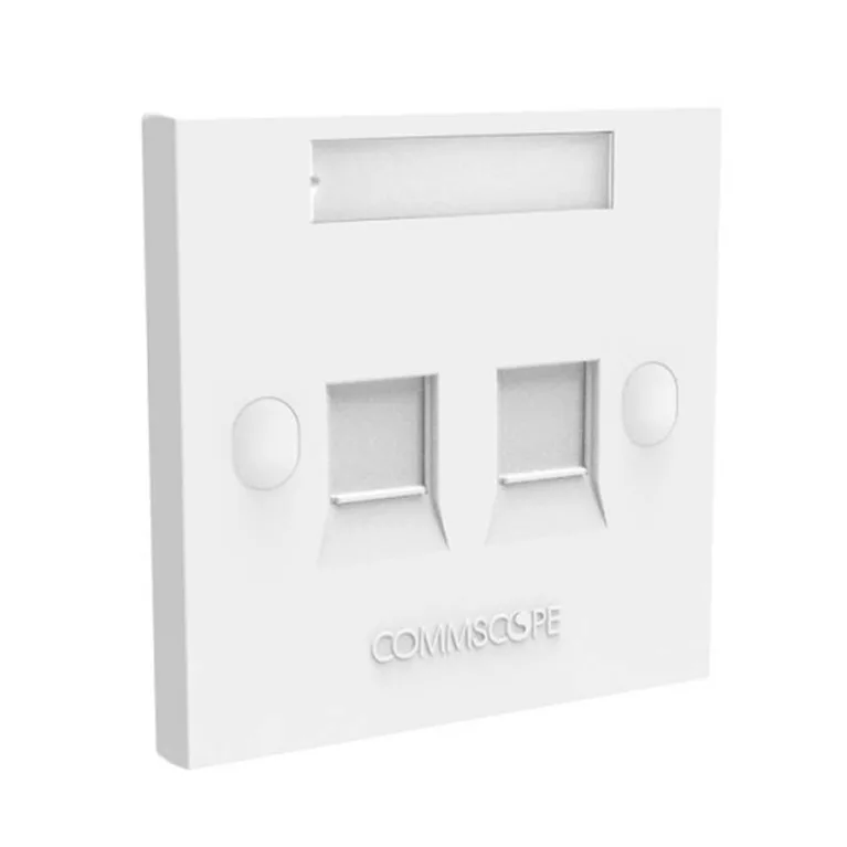 2-Port Faceplate COMMSCOPE FPS-BS-2P-W (760249251)