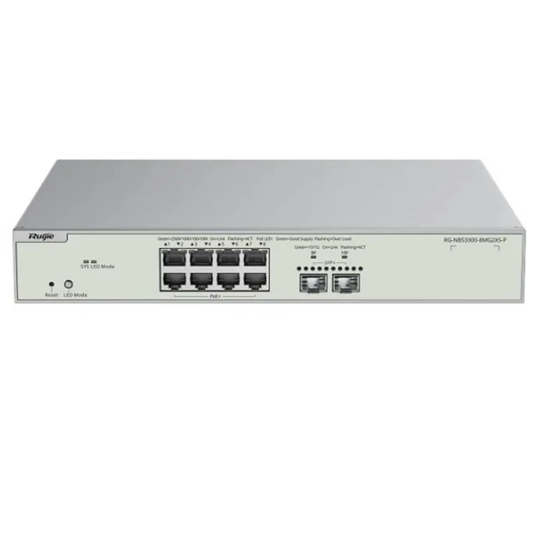 8-Port GE Switch RUIJIE RG-NBS3300-8MG2XS-P