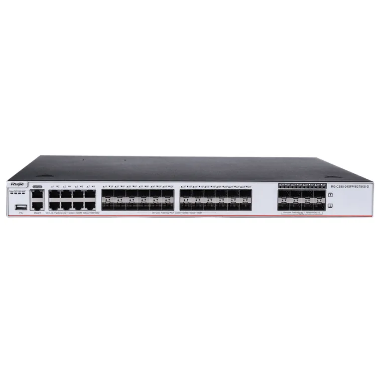 24-Port GE SFP L3 Switch RUIJIE RG-CS85-24SFP/8GT8XS-D