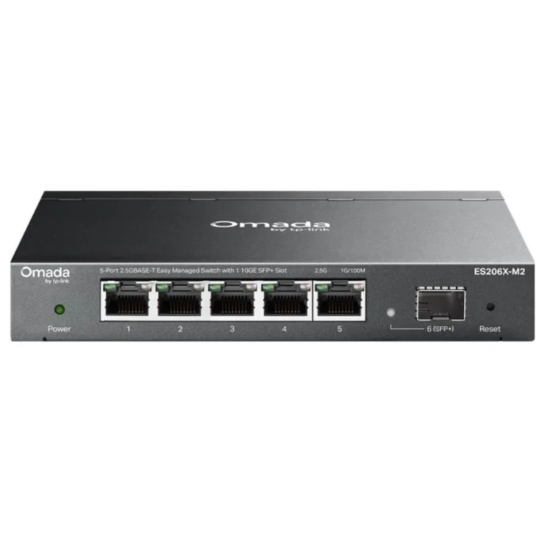 Omada 5-Port 2.5G Managed Switch TP-LINK ES206X-M2
