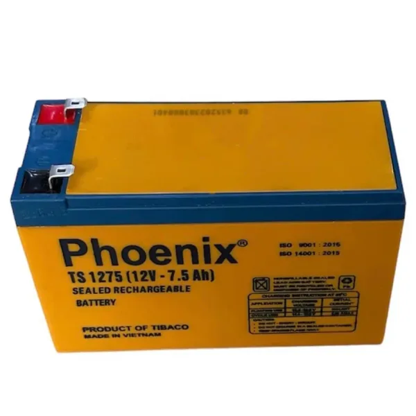 Ắc quy 12V-7.5Ah Phoenix TS1275