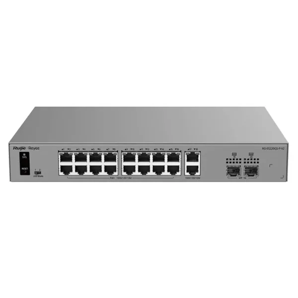 16-Port GE PoE Switch RUIJIE RG-ES220GS-P-V2