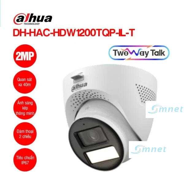 Camera DAHUA DH-HAC-HDW1200TQP-IL-T 2MP Giá Rẻ