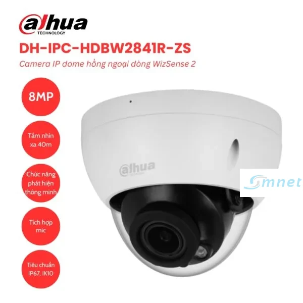 Camera Dahua DH-IPC-HDBW2841R-ZS 8MP