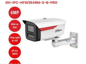 Camera IP 6MP DAHUA DH-IPC-HFW2649M-S-B-PRO