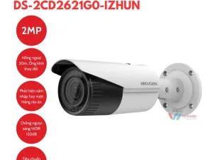 Camera HIKVISION DS-2CD2621G0-IZHUN - Thân Trụ 2MP