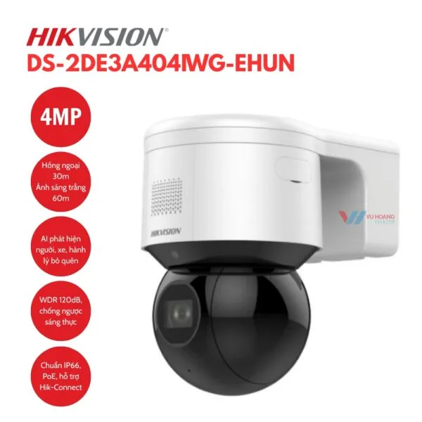 Camera ColorVu PT Hikvision DS-2DE3A404IWG-EHUN