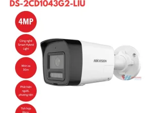 Camera IP 4MP thân trụ HIKVISION DS-2CD1043G2-LIU