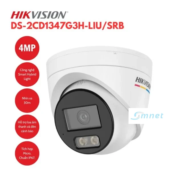 Camera HIKVISION DS-2CD1347G3H-LIU/SRB