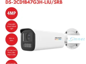 Camera IP 4MP thân trụ HIKVISION DS-2CD1B47G3H-LIU/SRB