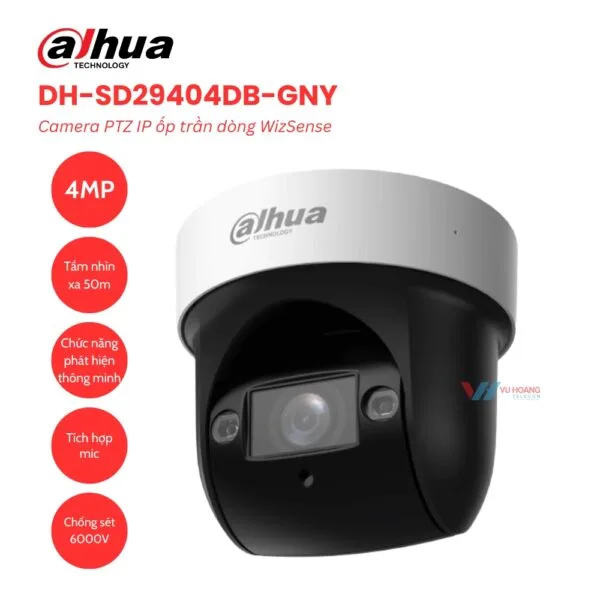 Camera PTZ Dahua DH-SD29404DB-GNY 4MP