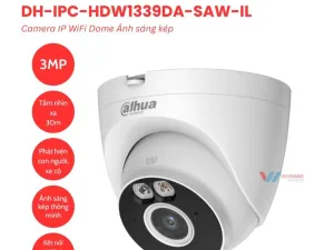 Camera Wifi Dahua DH-IPC-HDW1339DA-SAW-IL 3MP Dome