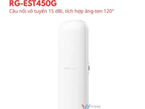 Cầu Nối Vô Tuyến Reyee RG-EST450G 120°, 867 Mbps, Wi-Fi 5