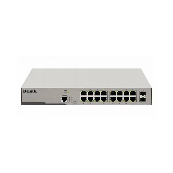 16-Port GE PoE Switch D-Link DGS-F1100-18PSD-SI