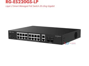 Smart Managed PoE Switch 20 cổng Reyee RG-ES220GS-LP