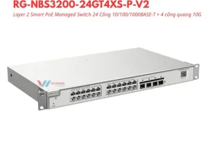 Smart PoE Managed Switch 24 Cổng Reyee RG-NBS3200-24GT4XS-P-V2