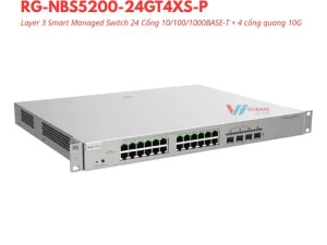 Switch 24 cổng Reyee RG-NBS5200-24GT4XS-P giá tốt