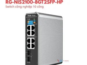 Switch công nghiệp 10 cổng Reyee RG-NIS2100-8GT2SFP-HP