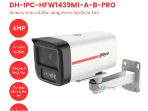 Camera IP ngoài trời DAHUA DH-IPC-HFW1439M1-A-B-PRO 4MP