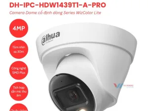 Camera IP Dahua DH-IPC-HDW1439T1-A-PRO 4MP PoE