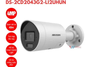 Camera HIKVISION DS-2CD2043G2-LI2UHUN 4MP có mic
