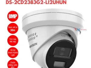 Camera IP Hikvision DS-2CD2383G2-LI2UHUN 8MP, Mic Kép
