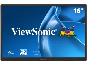 Màn hình LCD Viewsonic cảm ứng TD1617A-2K (16 inch/ 2560x1600/ 300 cd/m2/ 3ms/ 165Hz/ IPS)