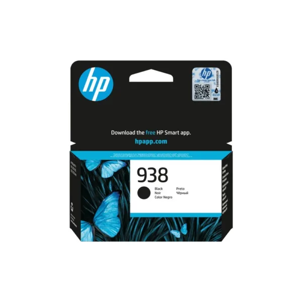 Mực in phun HP 938 Black Original Ink Cartridge (4S6X8PA)